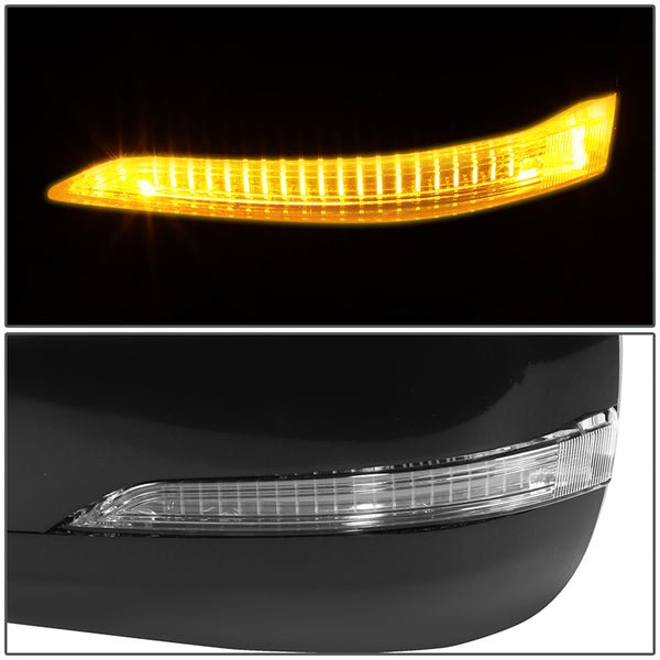 For 2014-2018 Subaru Forester Left Driver Side Mirror - Power Heated Turn Signal, Black (Paint To Match)
