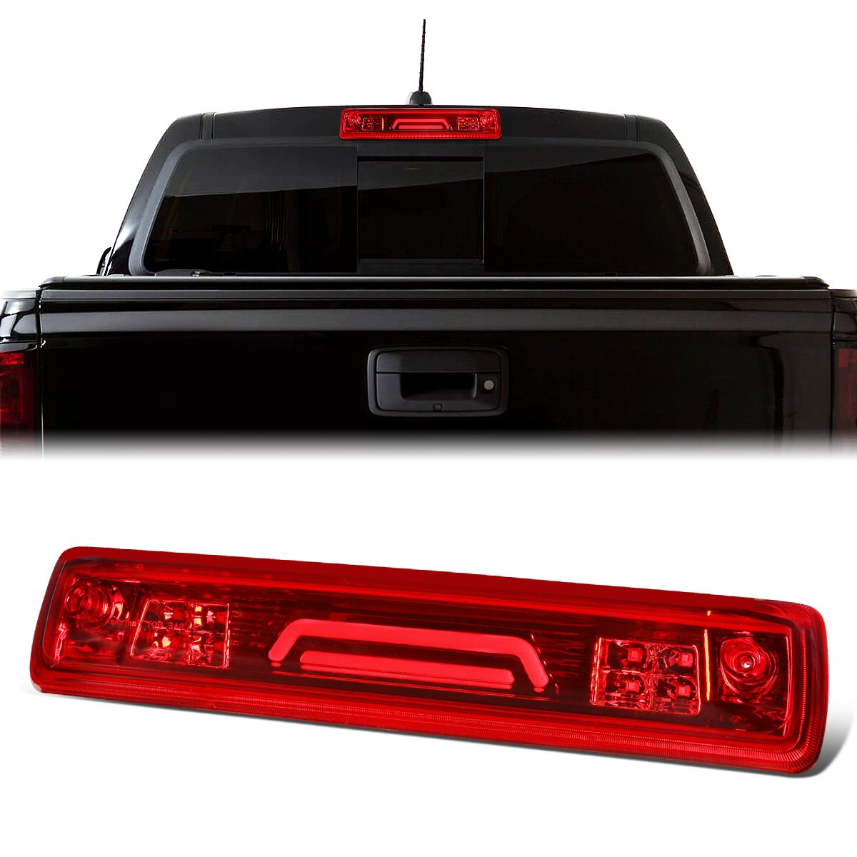 thumbnail image 2 of 3D LED Smoked Third Brake Light – Cargo Lamp For 2015-2018 Chevy Colorado & GMC Canyon, KO Speed 2 of 5