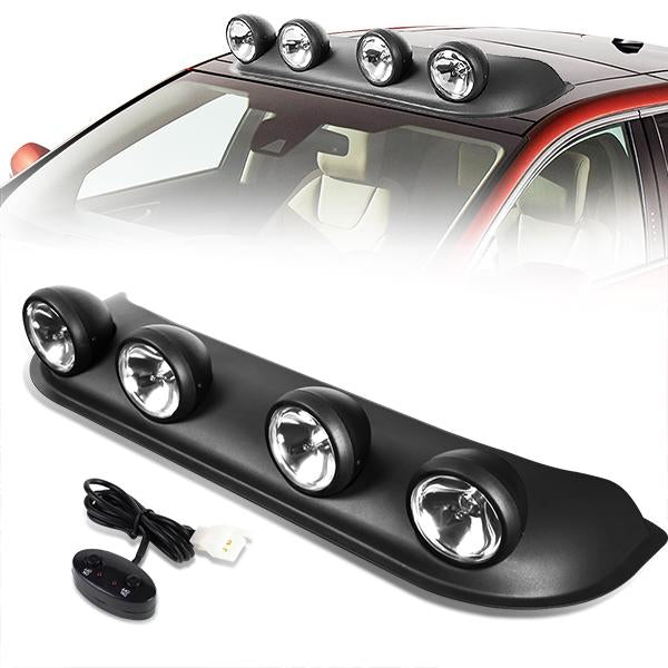 Off-Road Roof Mounted Amber Lens Fog Lights W/ Swith39 in. W x 10