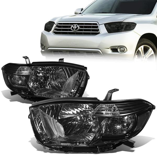 Factory Style Headlights 0810 Toyota Highlander CA Auto Parts