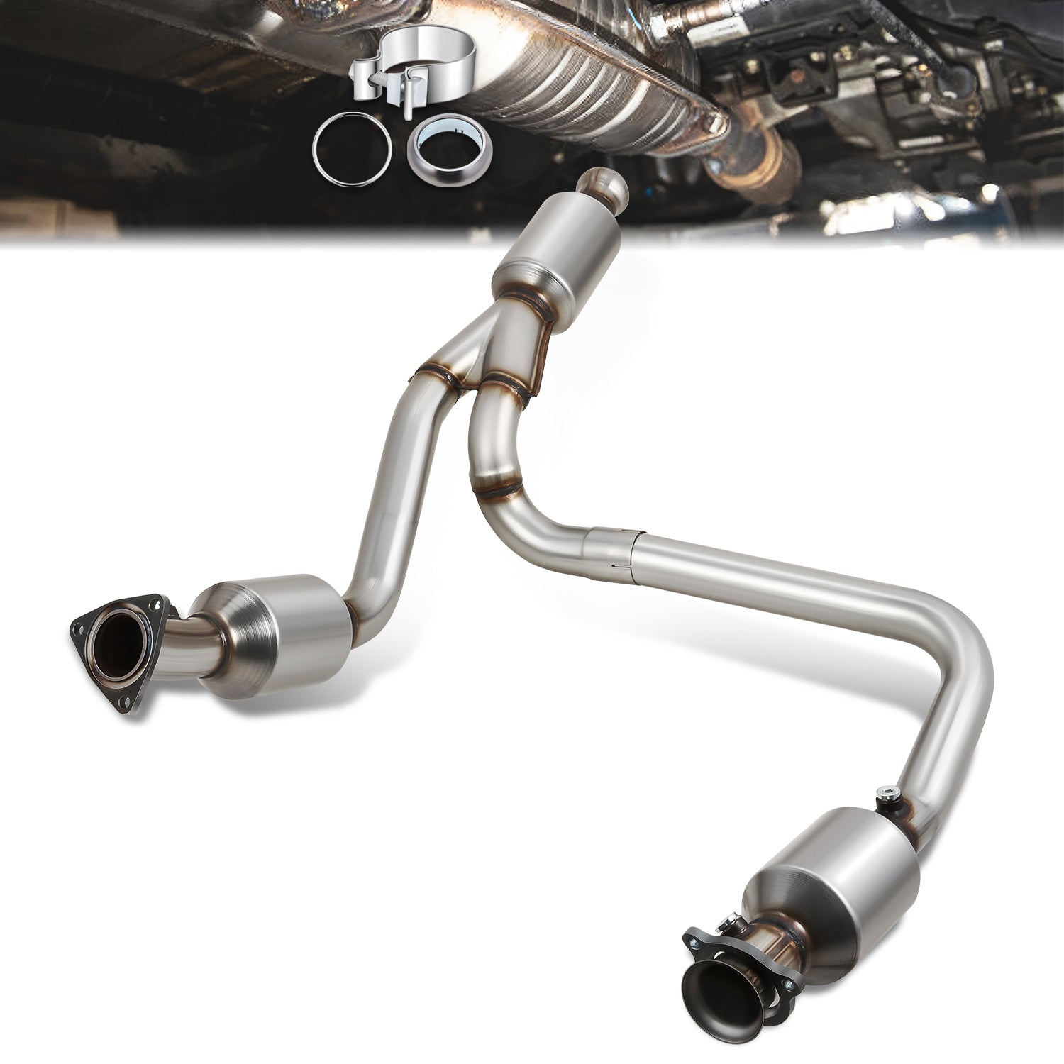 APM Drivers Side Catalytic Converter For Chevy Silverado 1500 2014-2018 – 4.3L/5.3L, EPA Compliant, 10-Year Warranty