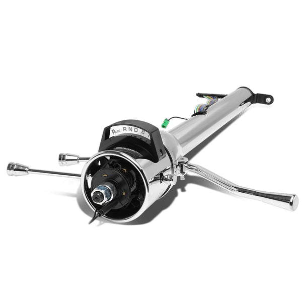 thumbnail interactive-video image 1 of Speed Daddy 28-inch Tilt Steering Column For 1955-59 Chevy GM Hot Rod – Black, Automatic, 1" DD Outlet 1 of 4