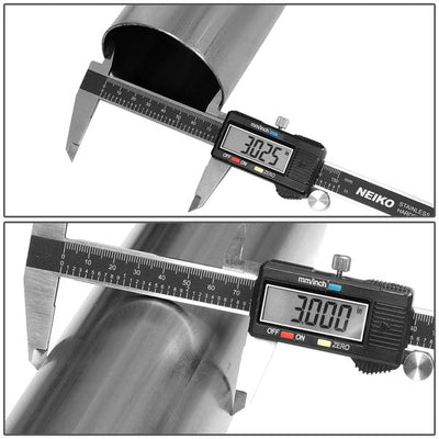 Custom Exhaust Pipe Kit - 3 in.Od - DIY - 16-Piecese - Straight & 45 90 Degree & U-Bends - ZTL-30RAW - 6