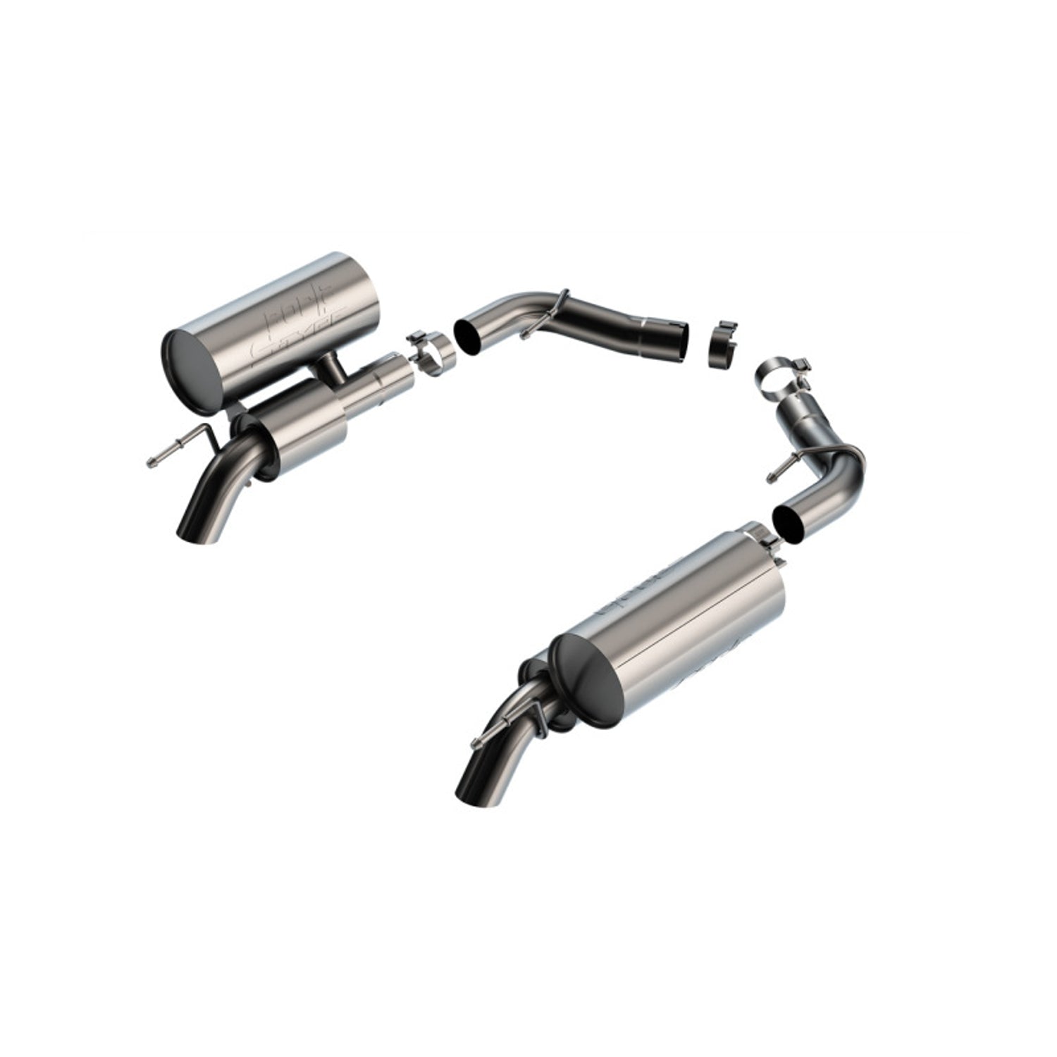 S-Type Axle-Back Exhaust System <br> 22-23 Jeep Grand Wagoneer 6.4L V8