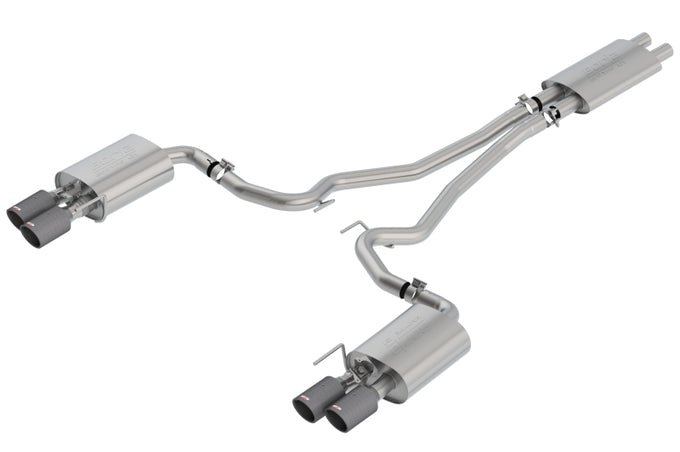 Touring Cat-Back Exhaust System <br> 18-23 Ford Mustang 5L V8
