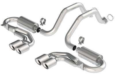 S-Type Classic Cat-Back Exhaust System <br> 97-04 Chevy Corvette 5.7L V8