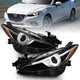LED DRL Halo Projector Headlight<br> 14-17 Mazda 3