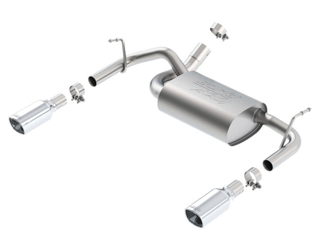ATAK Axle-Back Exhaust System <br> 12-17 Jeep Wrangler 3.6L 2018 Jeep Wrangler JK
