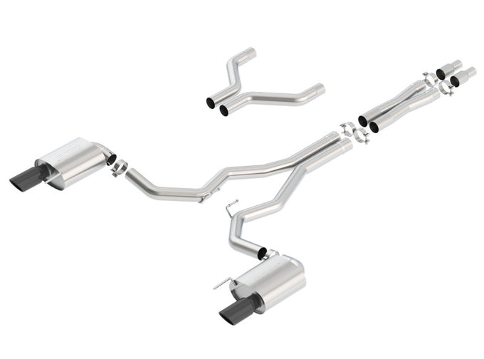 S-Type Cat-Back Exhaust System <br> 15-17 Ford Mustang 5L V8 Coupe