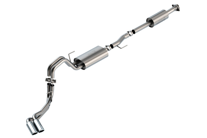 Touring Cat-Back Exhaust System <br> 21-24 Ford F-150 F-150 2.7L/ 3.5L V6