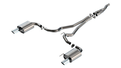 S-Type Cat-Back Exhaust System <br> 2024 Ford Mustang 2.3L WITHOUT Active Exhaust.