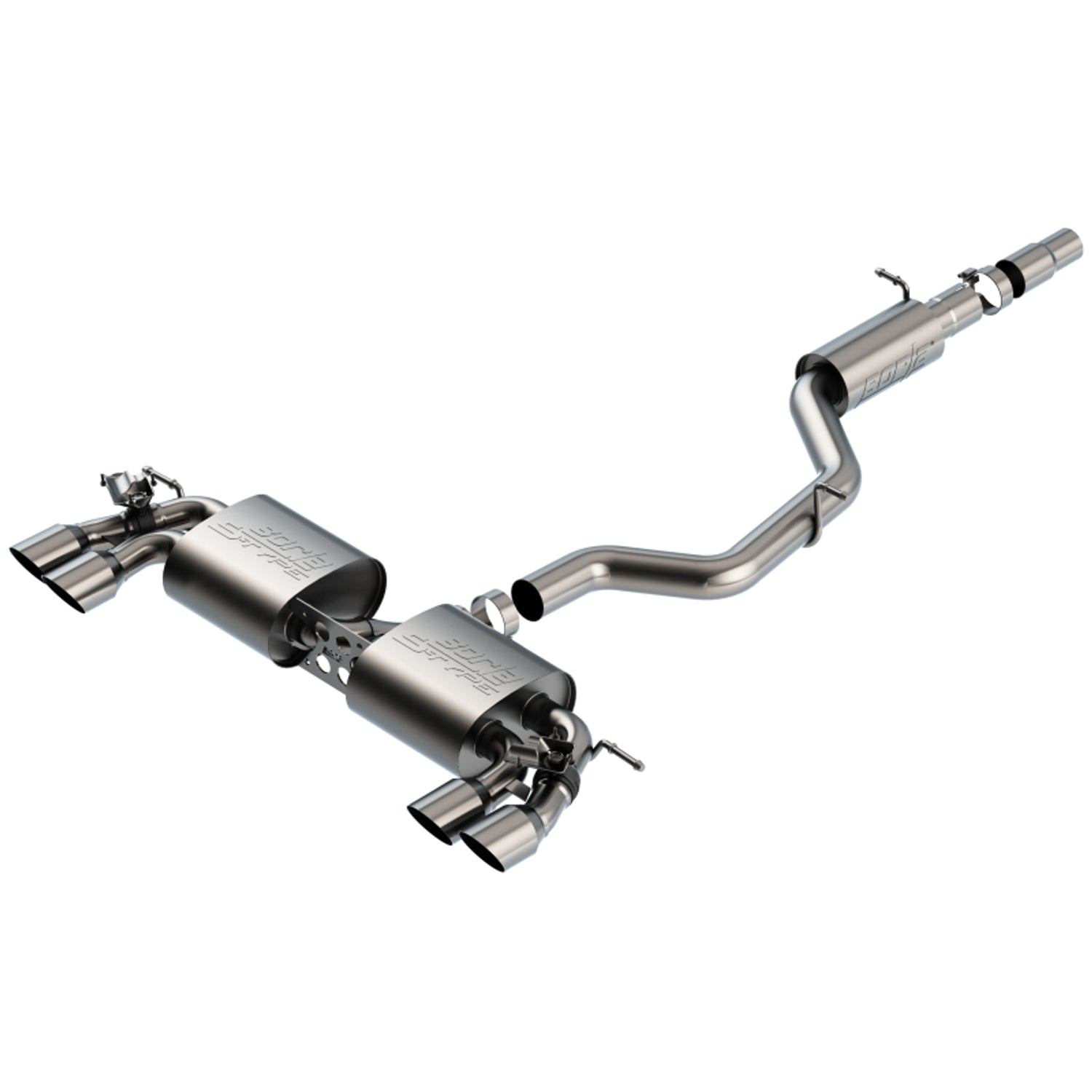 S-Type Cat-Back Exhaust System <br> 18-19 Volkswagen Golf R 2L L4 Hatchback AWD
