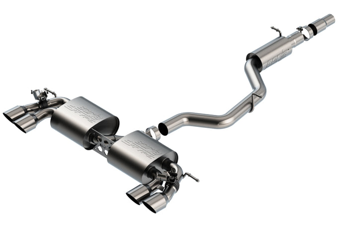 S-Type Cat-Back Exhaust System <br> 18-19 Volkswagen Golf R 2L L4 Hatchback AWD