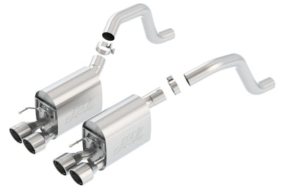 S-Type ll Axle-Back Exhaust System <br> 06-13 Chevy Corvette Z06/ZR1