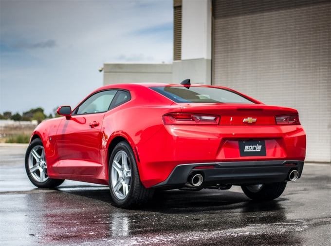 S-Type Axle-Back Exhaust System <br> 16-23 Chevy Camaro LT, 17-23 LS