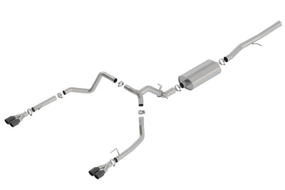 Touring Cat-Back Exhaust System <br> 19-23 Chevrolet Silverado GMC Sierra 1500