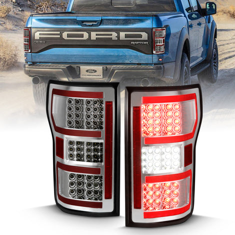Chrome LED Taillight <br> 18-19 Ford F-150