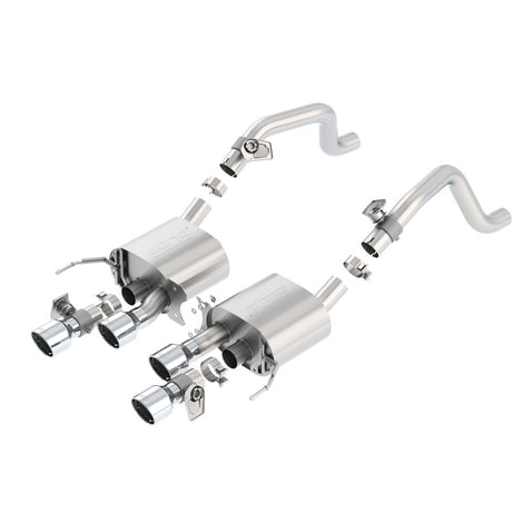 S-Type Axle-Back Exhaust System <br> 15-19 Chevy Corvette Z06 17-19 Grand Sport
