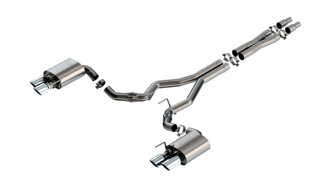 ATAK Cat-Back Exhaust System <br> 2024 Ford Mustang GT With Active Exhaust