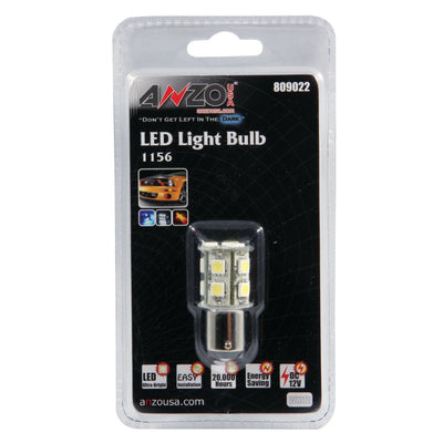 LED Bulbs 1156 White-13 LEDs 1 3/4in Tall<br> Universal