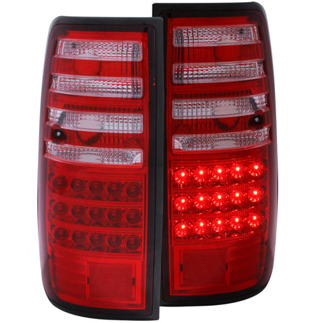 Red/Clear LED Taillights <br> 91-97 Toyota Land Cruiser Fj
