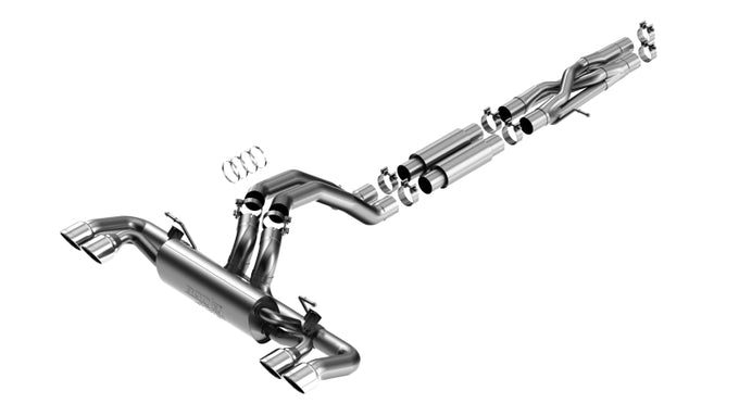 ATAK Cat-Back Exhaust System <br> 21-22 Jeep Wrangler 6.4L V8 4-Door