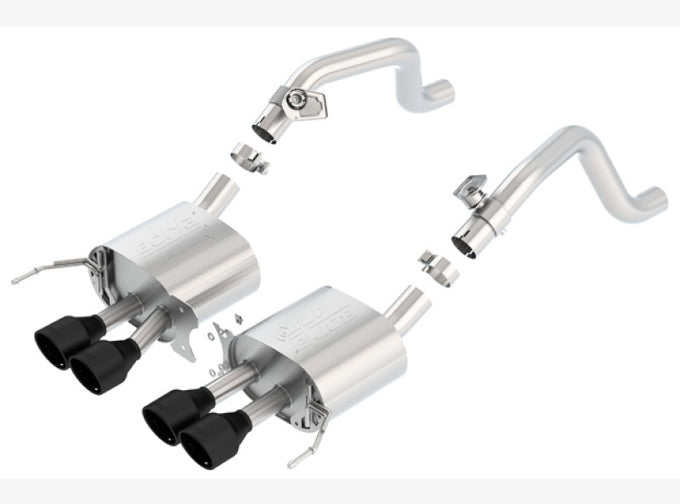 ATAK Axle-Back Exhaust System <br> 14-19 Chevy Corvette Stingray 6.2L V8