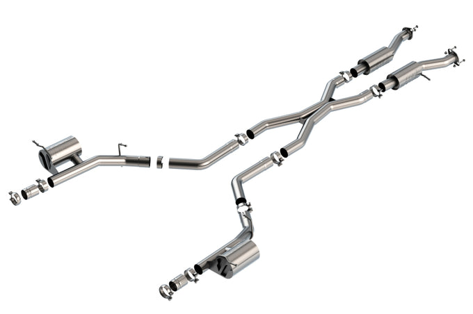 S-Type Cat-Back Exhaust System <br> 2021,2023 2024 Dodge Durango 6.2L V8