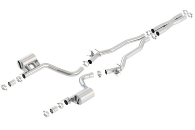 ATAK Cat-Back Exhaust System <br> 15-23 Dodge Challenger 6.2L V8 With MDS