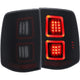 Smoke LED Taillights <br> 13-17 Dodge Ram 1500/2500/3500
