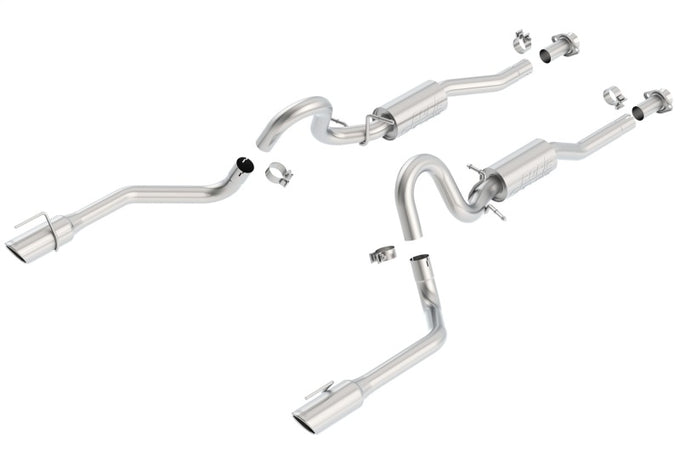 S-Type Cat-Back Exhaust System <br> 99-01,03-04 Ford Mustang GT 4.6L