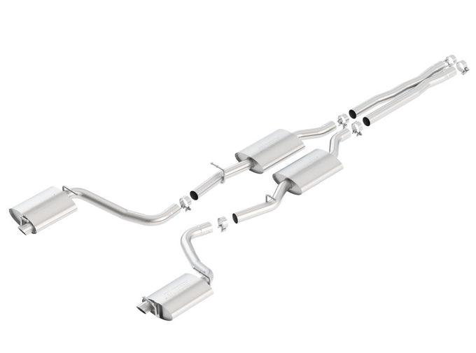 S-Type Cat-Back Exhaust System <br> 2015-2023 Dodge Charger R/T Without MDS