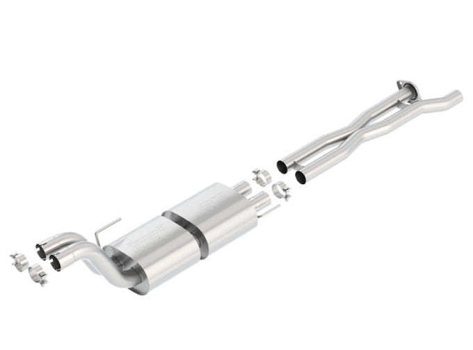 X-Pipe With Mid-Pipes & S-Type Muffler Connection Pipes <br> 17-20 Ford F-150 Raptor