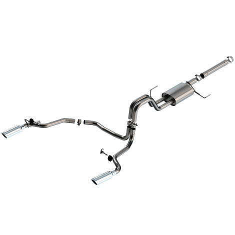 S-Type Cat-Back Exhaust System <br> 21-24 Ford F-150 3.5L V6 PowerBoost