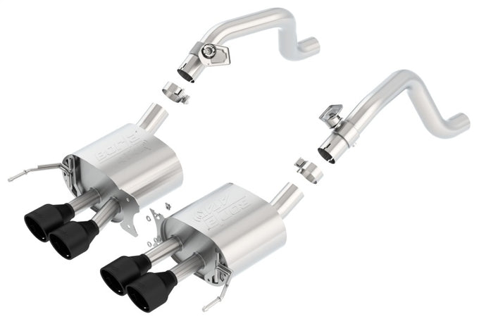 ATAK Axle-Back Exhaust System <br> 14-19 Chevy Corvette Stingray 6.2L V8