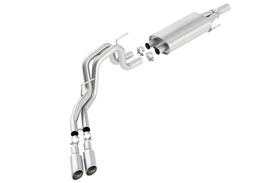 S-Type Cat-Back Exhaust System <br> 11-14 Ford F-150 6.2L V8 Crew/Extended Cab