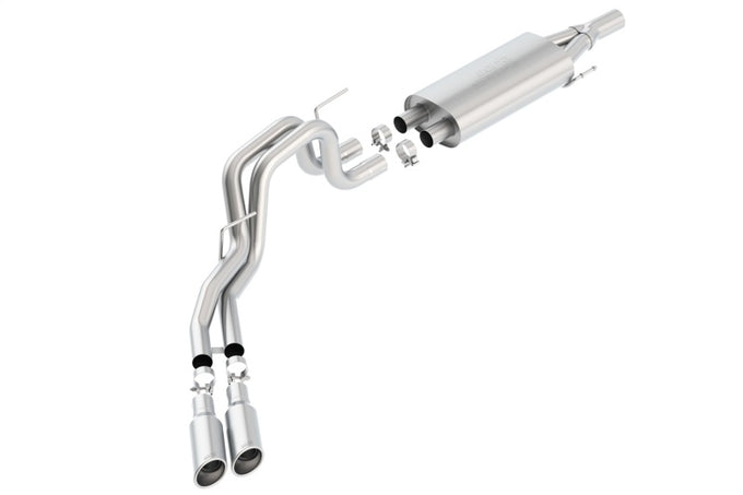 S-Type Cat-Back Exhaust System <br> 11-14 Ford F-150 6.2L V8 Crew/Extended Cab
