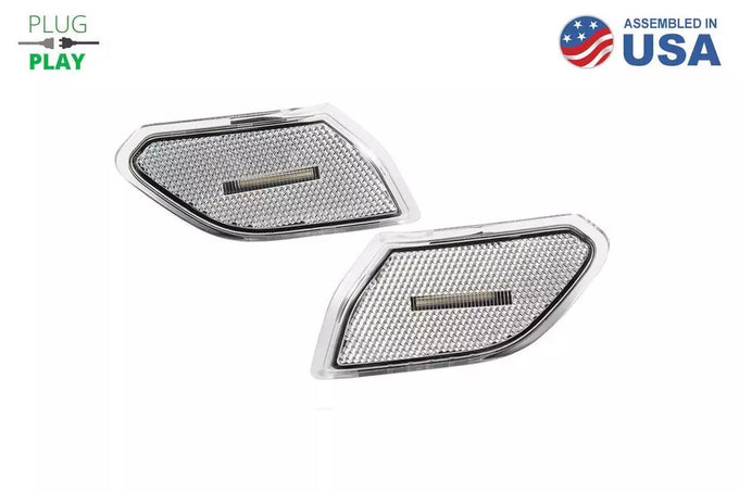Sidemarkers, Smoked (set) <br>18-24 Jeep JL Wrangler/Gladiator