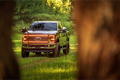 XBG LED Grille (Chrome Finish / Amber DRL) <br> 17-19 Ford Super Duty
