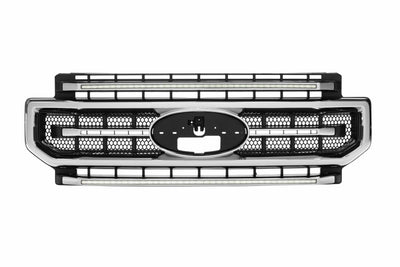 XBG LED Grille (Chrome Finish / White DRL) <br> 20-22 Ford Super Duty