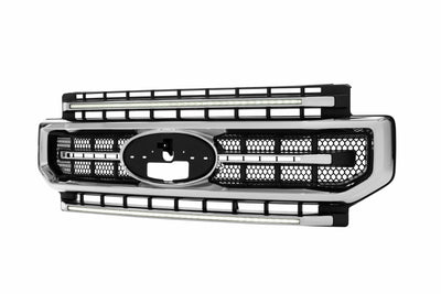 XBG LED Grille (Chrome Finish / White DRL) <br> 20-22 Ford Super Duty