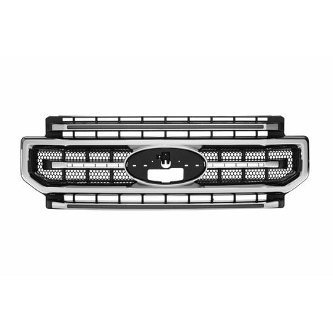 XBG LED Grille (Chrome Finish / Amber DRL) <br> 20-22 Ford Super Duty