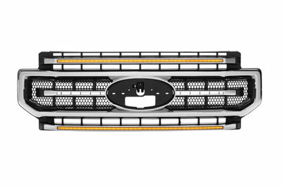 XBG LED Grille (Chrome Finish / Amber DRL) <br> 20-22 Ford Super Duty