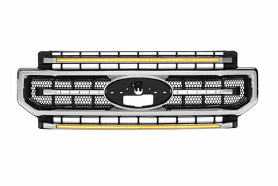 XBG LED Grille (Chrome Finish / Amber DRL) <br> 20-22 Ford Super Duty