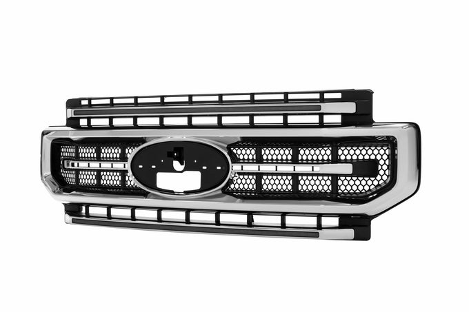 XBG LED Grille (Chrome Finish / Amber DRL) <br> 20-22 Ford Super Duty