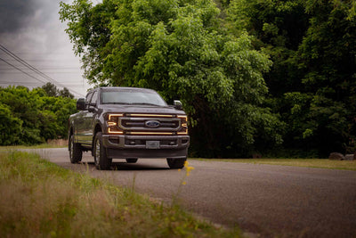 XBG LED Grille (Chrome Finish / Amber DRL) <br> 20-22 Ford Super Duty