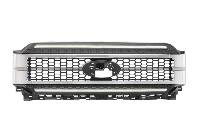 XBG LED Grille (Chrome Finish / White DRL) <br> 21-24 Ford F150