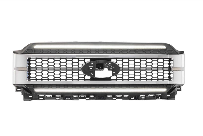 XBG LED Grille (Chrome Finish / White DRL) <br> 21-24 Ford F150