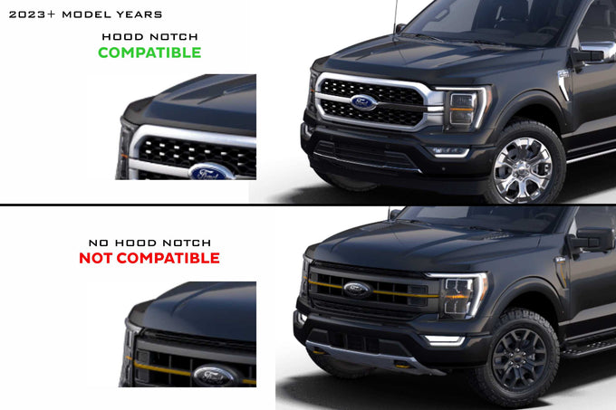 XBG LED Grille (Chrome Finish / White DRL) <br> 21-24 Ford F150