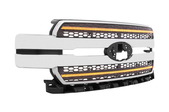 XBG LED Grille (Chrome Finish / Amber DRL) <br> 18-20 Ford F150
